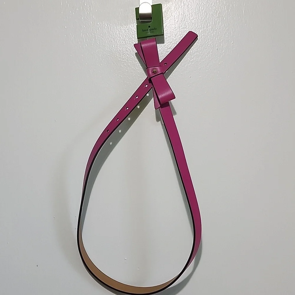 KATE SPADE Pink Belt Size Large NWT